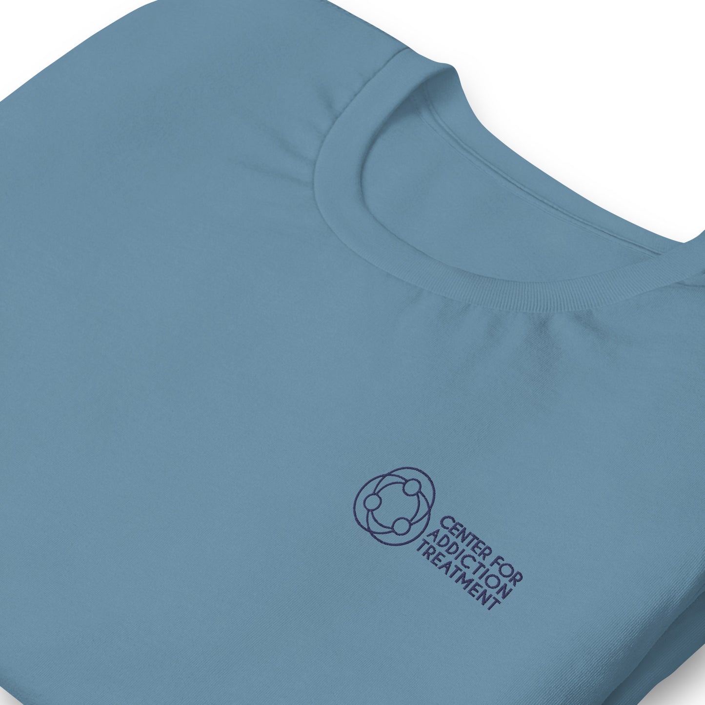 Blue Logo Embroidered Tee