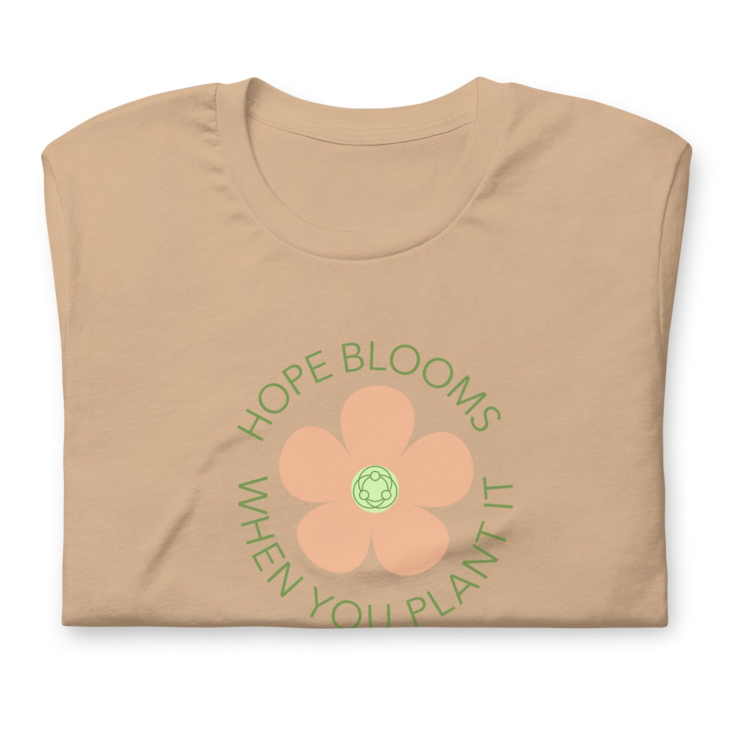 Round Hope Blooms Tee
