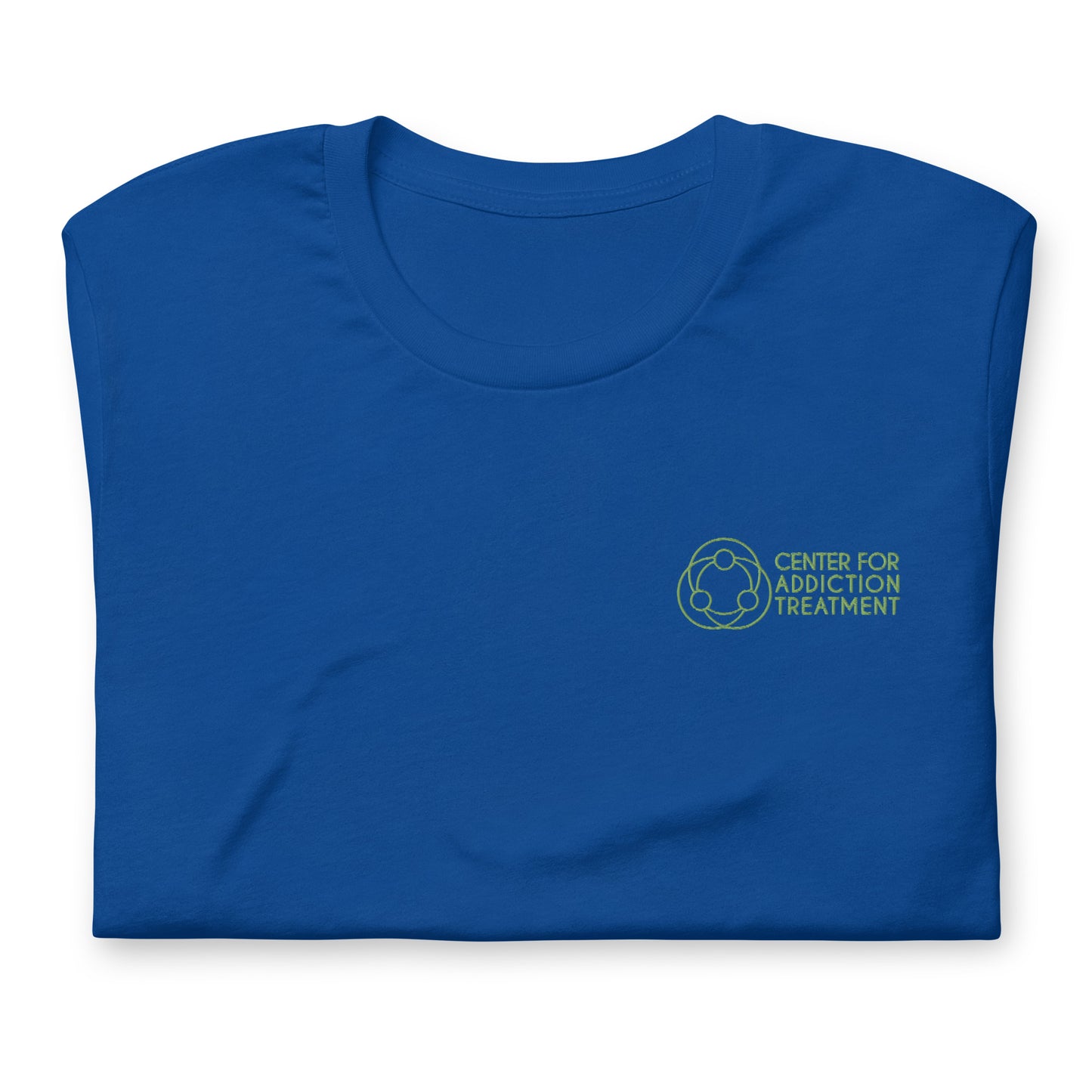 Green Logo Embroidered Tee