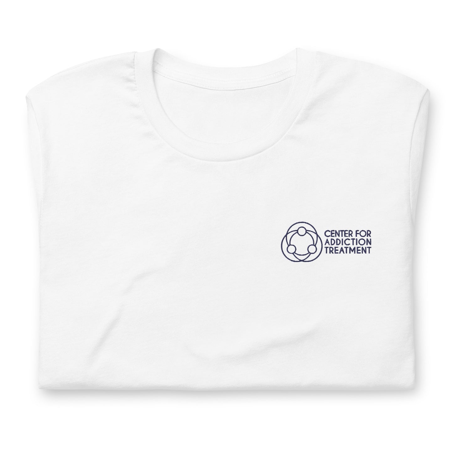 Blue Logo Embroidered Tee