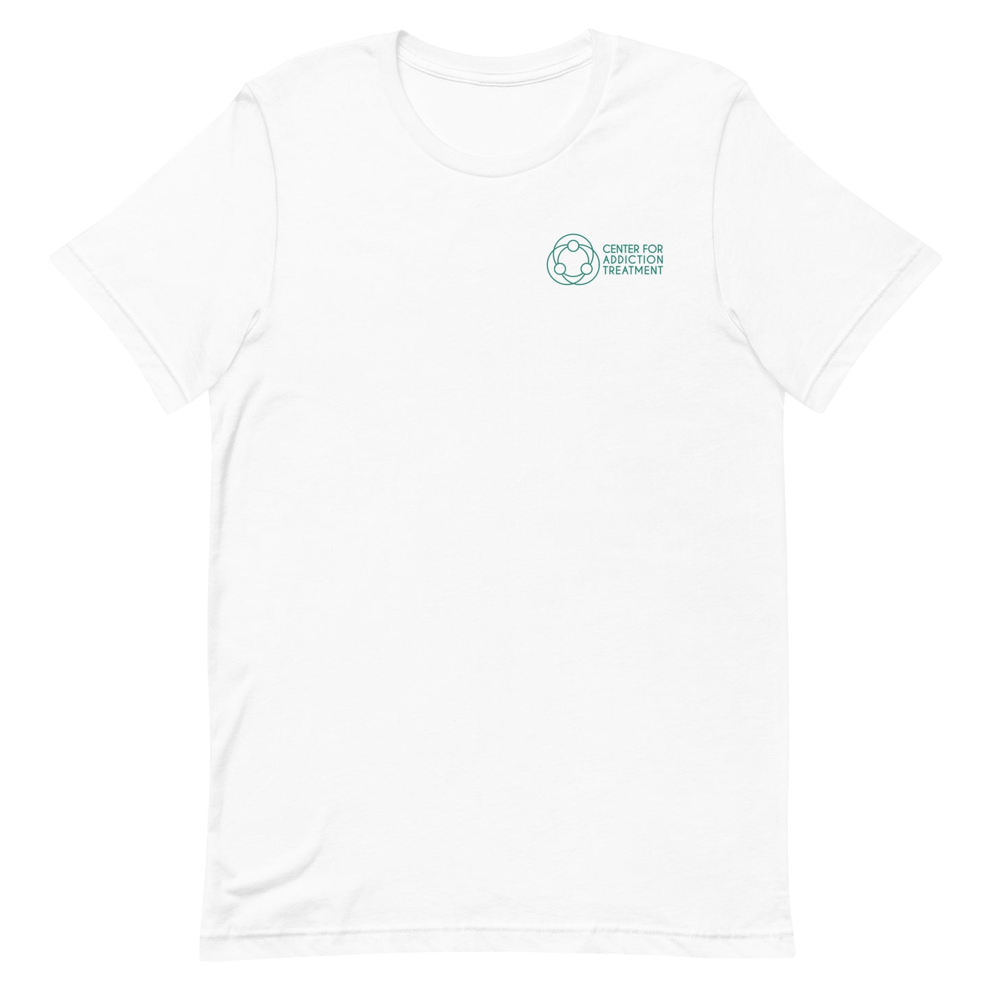 Teal Logo Printed Tee