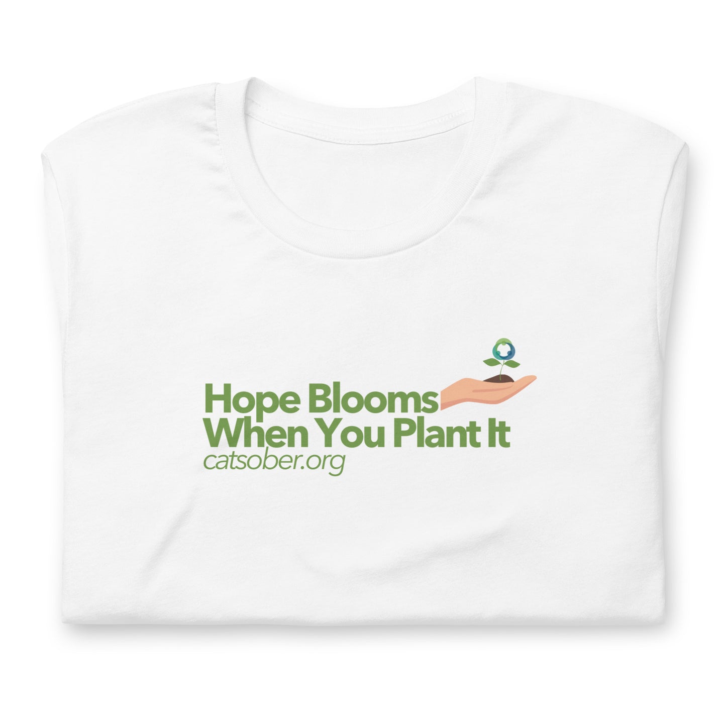 Hand of Hope Tee (Peach Version)