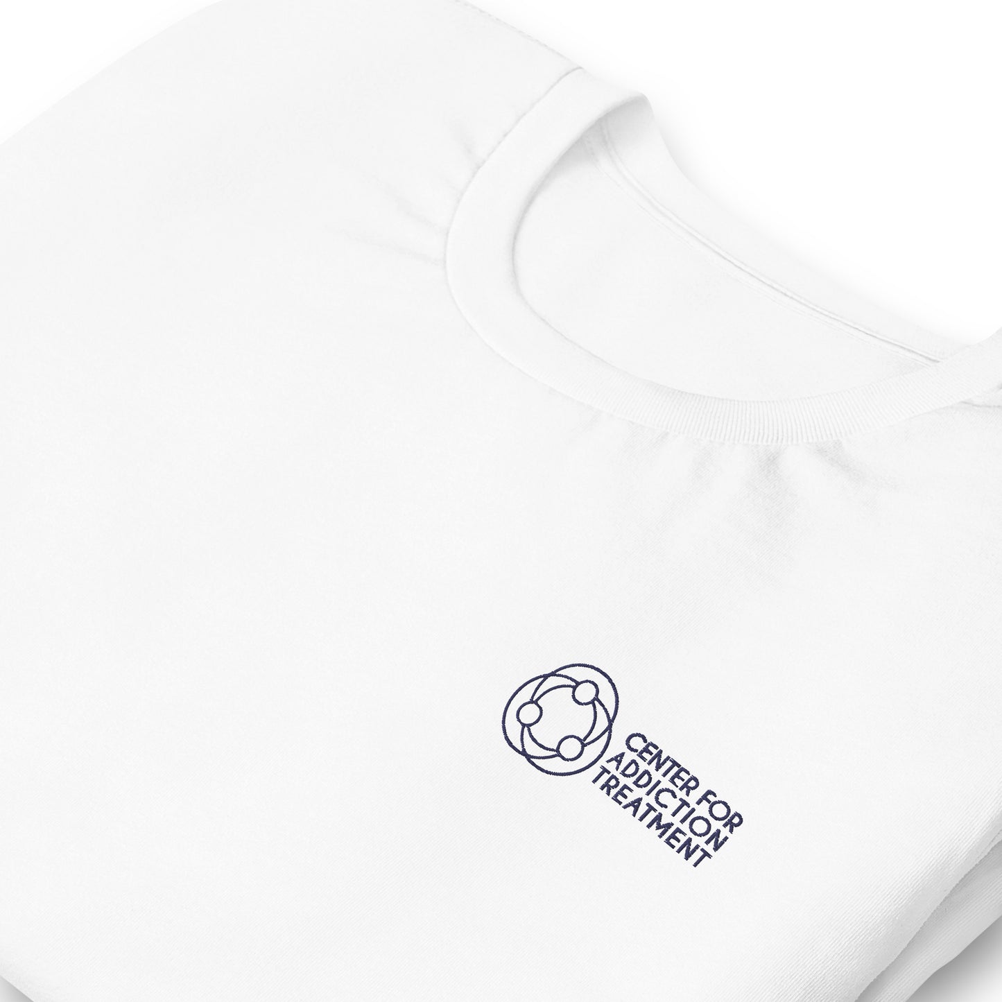 Blue Logo Embroidered Tee