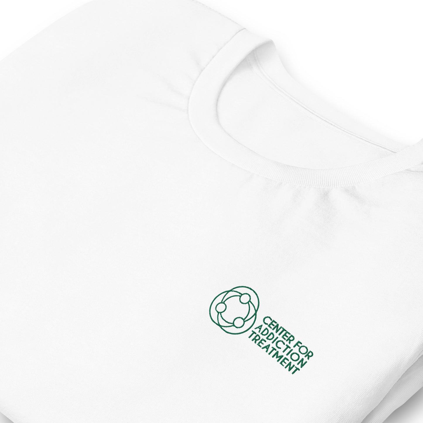 Teal Logo Embroidered Tee