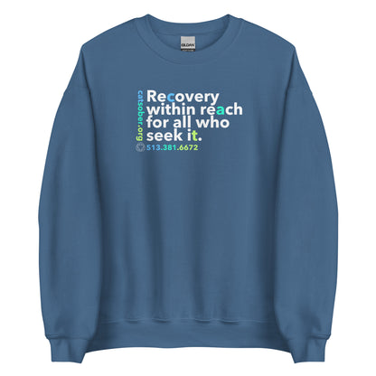 Colorful Recovery Within Reach Sweatshirt