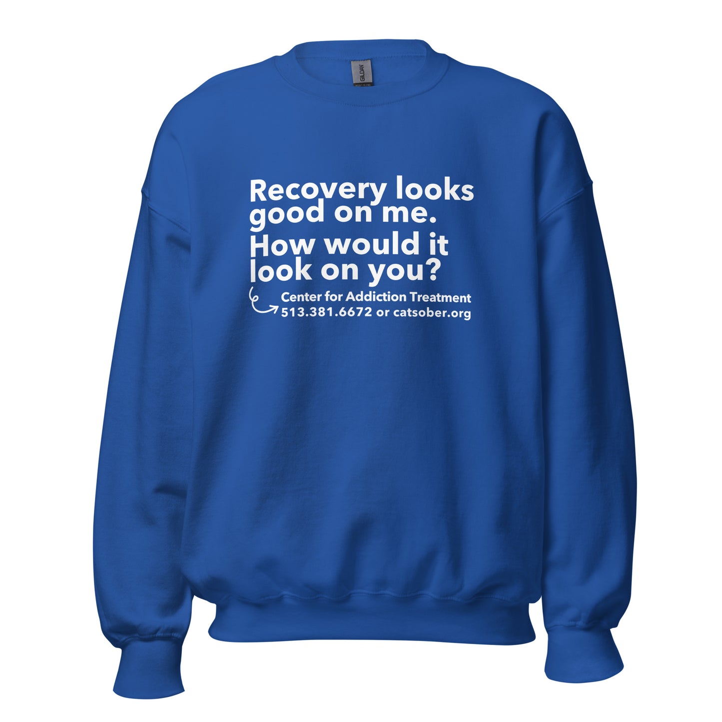 Recovery Looks Good Sweatshirt (Light Text Version)