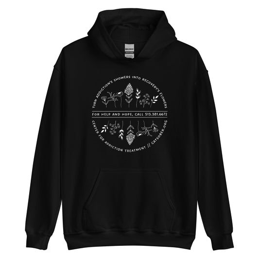 Showers to Flowers Hoodie (Light Text Version)