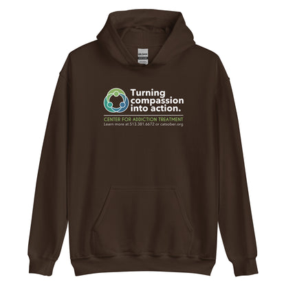 Compassion to Action Hoodie (Light Text Design)