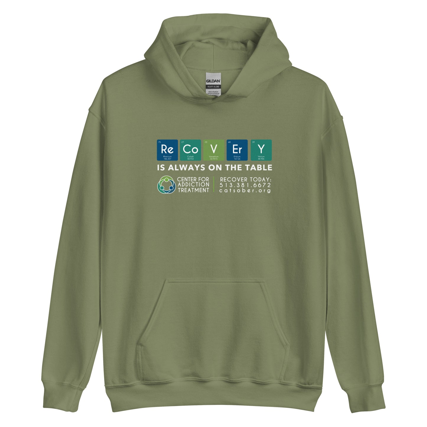 Recovery Table Hoodie (Light Text Version)