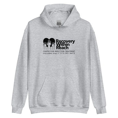 Recovery Within Reach Hoodie (Dark Text Version)