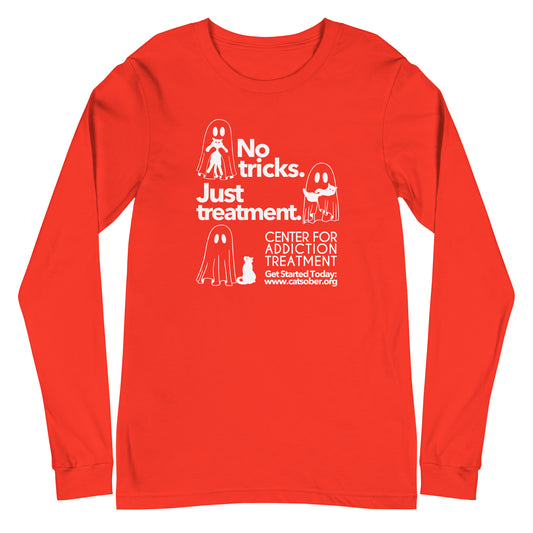 Trick or Treatment Light Text Version Long Sleeve Tee