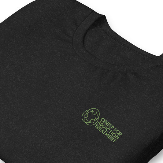 Green Logo Embroidered Tee