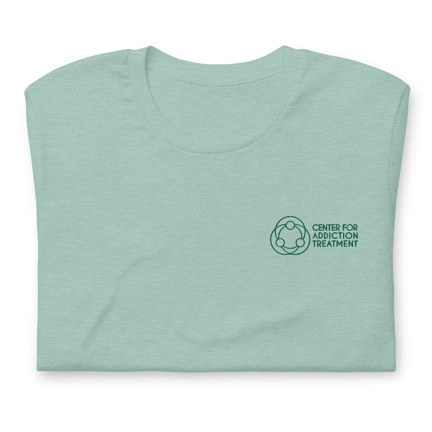 Teal Logo Embroidered Tee