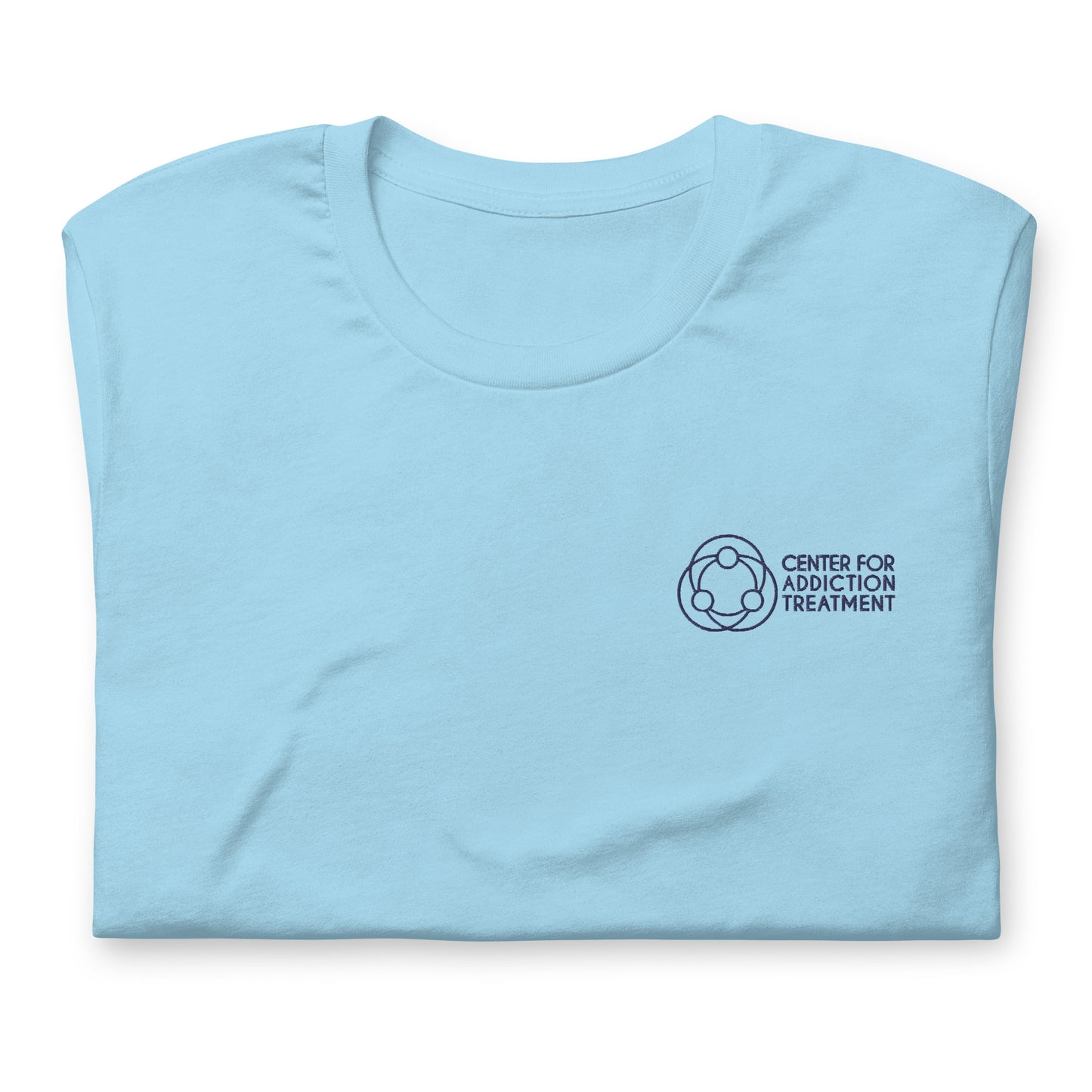 Blue Logo Embroidered Tee